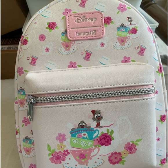 Loungefly X Disney Cinderella Mice Backpack Bag Purse NWT - Picture 2 of 10